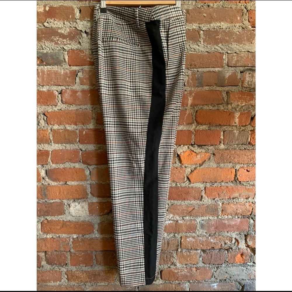 Who What Wear High Rise Plaid Trousers